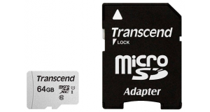 Карта памяти 64Gb MicroSD Transcend (TS64GUSD300S), фото 