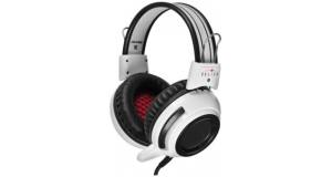 Компьютерная гарнитура OKLICK HS-G300 ARMAGEDDON, черный/белый, фото 