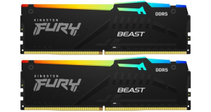 Оперативная память DIMM Kingston FURY Beast Black RGB DDR5 32Gb KF556C40BBAK2-32 (2x16Gb), фото 