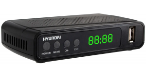 HYUNDAI H-DVB520 черный Цифровой TV ресивер, фото 