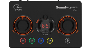 Звуковая карта Creative USB Sound BlasterX GC7 (Super X-Fi Ultra DSP) 7.1 Ret, фото 