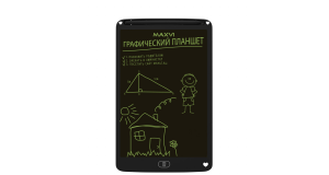 Планшет LCD для заметок и рисования Maxvi MGT-03 black, фото 