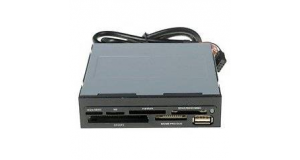 Кардридер Foxline CR-901-01, 1xUSB2.0, Black, фото 