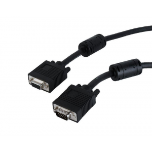 Кабель VGA Gembird 3м HD15M/HD15F с 2-мя ферритовыми кольцами