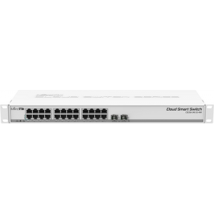 Коммутатор MikroTik CSS326-24G-2S+RM , фото 