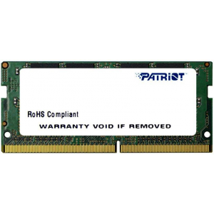 Оперативная память SO-DIMM Patriot DDR4 4Gb 2400MHz PSD44G240081S, фото 