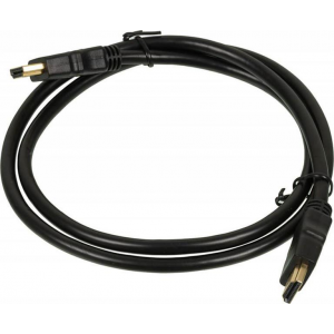 Кабель видео BEHPEX High Speed ver.1.4 HDMI (m)/HDMI (m) 1м. Позолоченные контакты черный, фото 
