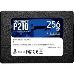 SSD Patriot P210 256Gb P210S256G25, фото 