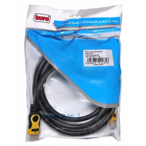 Кабель аудио-видео Buro HDMI (m)/HDMI (m) 1.8м. (HDMI 19M-19M BRAID), фото 