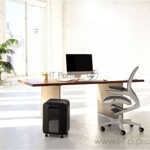 Шредер Fellowes PowerShred LX200 черный (секр.P-4)/перекрестный/12лист./22лтр./скрепки/скобы/пл.карты, фото 