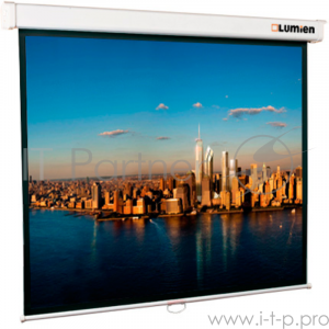 Экран Lumien 300x203см Master Picture LMP-100118 16:9 настенно-потолочный рулонный, фото 