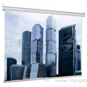 Настенный экран Lumien Eco Picture 153х203см (рабочая область 147х197 см) Matte White восьмигранный корпус, возможность потолочн./настенного крепления, уровень в комплекте, 4:3 (треугольная упаковка), фото 
