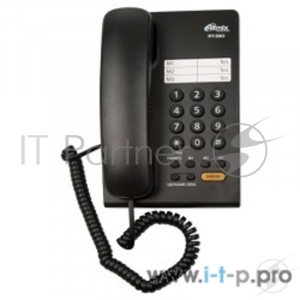 Телефон проводной RITMIX RT-330 black, фото 