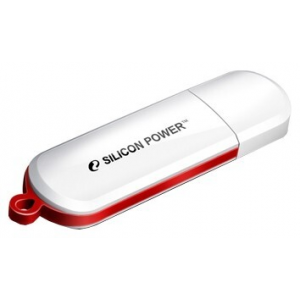 USB Flash накопитель   32Gb Silicon Power LuxMini 320 White (SP032GBUF2320V1W), фото 