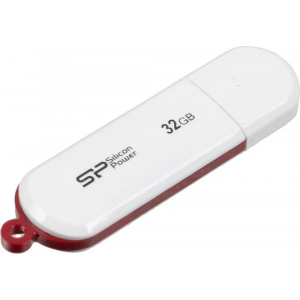USB Flash накопитель   32Gb Silicon Power LuxMini 320 White (SP032GBUF2320V1W), фото 