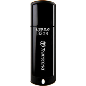 USB Flash накопитель   32Gb Transcend JetFlash 350 Black (TS32GJF350), фото 