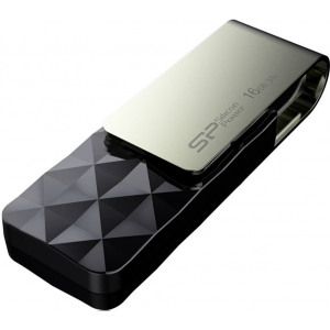 USB Flash накопитель 16Gb Silicon Power Blaze B30 Black (SP016GBUF3B30V1K), фото 