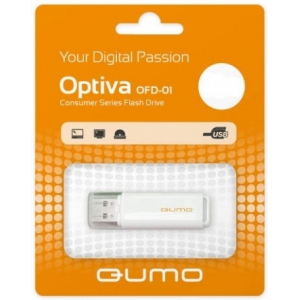 USB Flash накопитель   64Gb QUMO Optiva 01 White, фото 