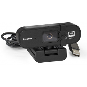 Веб-камера Exegate Stream HD 4000 4K UHD T-Tripod, фото 