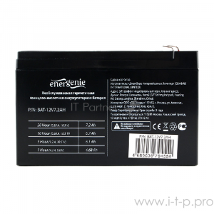 Аккумулятор для Источников Бесперебойного Питания Energenie BAT-12V7.2AH, фото 