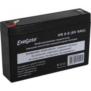 Аккумуляторная батарея Exegate HR 6-9 F2, фото 
