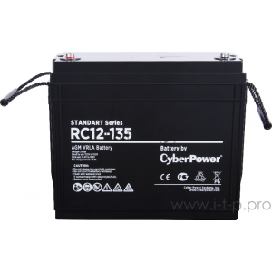Аккумуляторная батарея SS CyberPower RC 12-135 / 12 В 135 Ач Battery CyberPower Standart series RC 12-135 / 12V 135 Ah, фото 