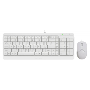 Клавиатура + мышь A4Tech Fstyler F1512 White, фото 