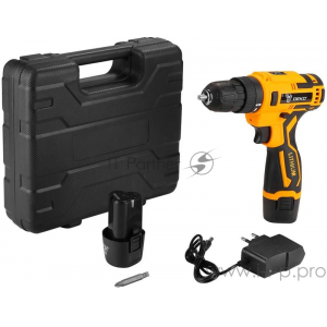 Дрель-шуруповерт Deko Banger 12V SET 3 аккум. патрон:быстрозажимной (кейс в комплекте), фото 