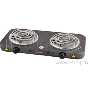 Электроплитка HOMESTAR HS-1105  1000+1000Вт Ф140+140мм ТЭН, фото 