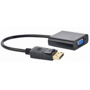 Переходник DisplayPort - VGA Cablexpert A-DPM-VGAF-02, 20M/15F, кабель 15см, пакет, фото 