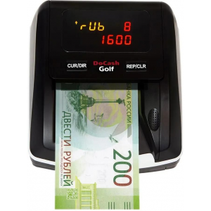 Детектор банкнот DoCash Golf автоматический рубли АКБ, фото 