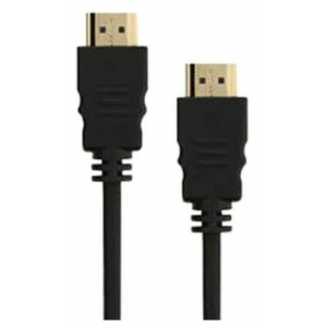 Кабель HDMI [CP-HM-HM-3M] Wize , 3 м, v.2.0, K-Lock, soft cable, 19M/19M, позол.разъемы, экран, темн, фото 