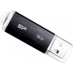 USB Flash накопитель 16Gb Silicon Power Ultima U02 Black (SP016GBUF2U02V1K), фото 