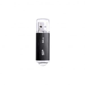 USB Flash накопитель 64Gb Silicon Power Ultima U02 Black (SP064GBUF2U02V1K), фото 