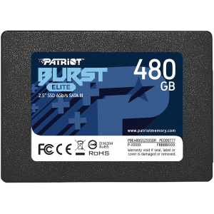 SSD Patriot Burst Elite 480Gb PBE480GS25SSDR, фото 