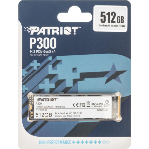 SSD Patriot P300 RTL 512Gb P300P512GM28, фото 