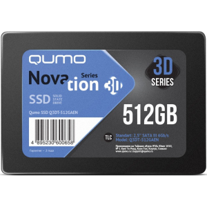 SSD QUMO Novation 3D 512Gb Q3DT-512GAEN, фото 