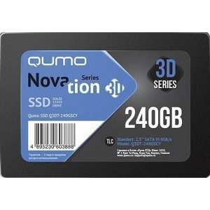 SSD QUMO Novation 240Gb Q3DT-240GSCY, фото 