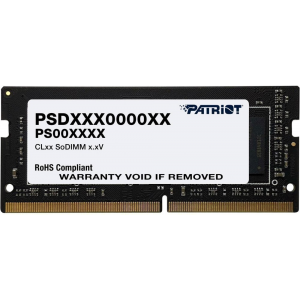Оперативная память SO-DIMM Patriot Signature DDR4 32Gb 2666MHz PSD432G26662S, фото 