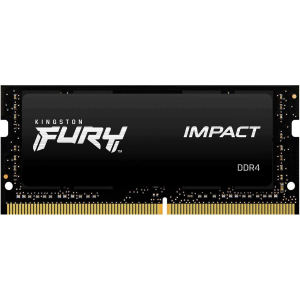Оперативная память SO-DIMM Kingston Fury Impact DDR4 8Gb 3200MHz KF432S20IB/8, фото 