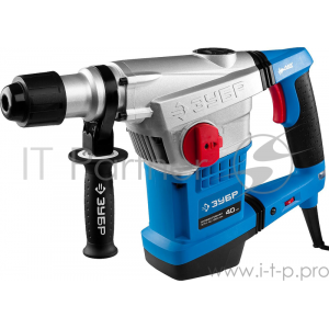Перфоратор ЗУБР ЗПМ-40-1250 ЭВК Перфоратор  SDS-Max { 10Дж, 6,8 кг, 1250Вт, кейс }, фото 