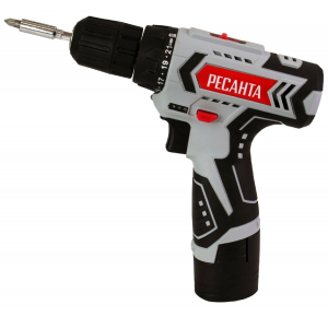 Аккумуляторная дрель-шуруповерт РЕСАНТА ДА-12-2Л, фото 