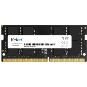 Оперативная память SO-DIMM Netac DDR4 8Gb 3200MHz NTBSD4N32SP-08, фото 
