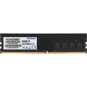Оперативная память DIMM Patriot Memory Signature DDR4 4Gb PSD44G266681, фото 