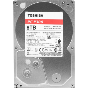 Жесткий диск Toshiba P300 6Tb HDWD260UZSVA, фото 