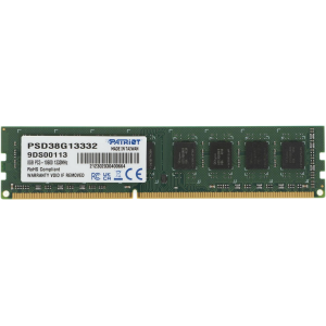 Оперативная память  8Gb DDR-III 1333MHz Patriot (PSD38G13332), фото 