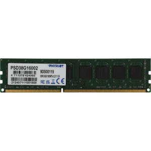 Оперативная память DIMM Patriot Signature DDR3 8Gb PSD38G16002, фото 
