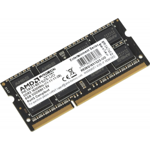 Оперативная память SO-DIMM AMD DDR3 8Gb 1600MHz R538G1601S2S-UO, фото 