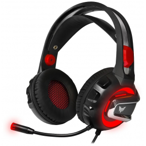 Компьютерная гарнитура CROWN MICRO CMGH-3100 black/red, фото 