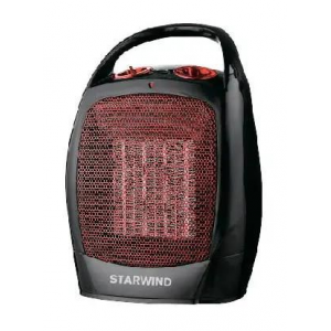 Тепловентилятор Starwind SHV2001 1600Вт черный/красный, фото 